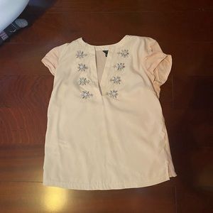 Ann Taylor baby pink blouse (fits a small)